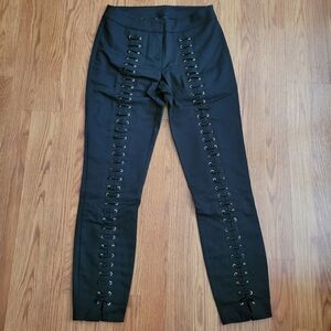 Bebe lacing detail trousers